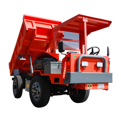 Camion à benne basculante souterrain à roues camion de déchargeur de la tonne 63HP 4x4 de 3 pour les espaces serrés