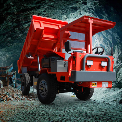 Camion à benne basculante souterrain à roues camion de déchargeur de la tonne 63HP 4x4 de 3 pour les espaces serrés