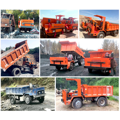 Camion à benne basculante souterrain à roues camion de déchargeur de la tonne 63HP 4x4 de 3 pour les espaces serrés