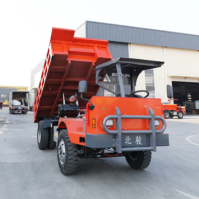 Fuel Efficiency Underground Mining Truck 10 Ton Articulated Truck With Canopy Cabin