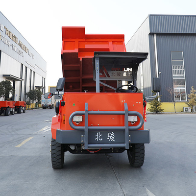Fuel Efficiency Underground Mining Truck 10 Ton Articulated Truck With Canopy Cabin