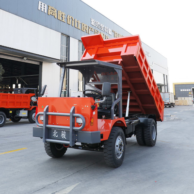 Fuel Efficiency Underground Mining Truck 10 Ton Articulated Truck With Canopy Cabin