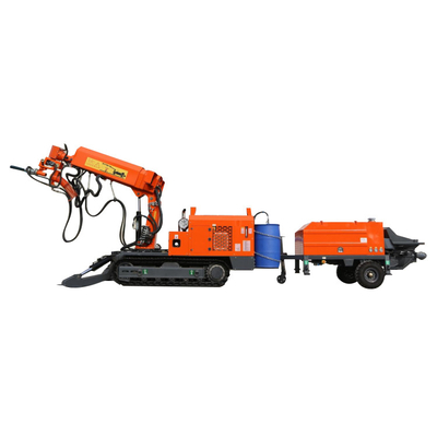 Mobile Nozzle Carrier Underground Shotcrete Sprayer 11kw Small Volume