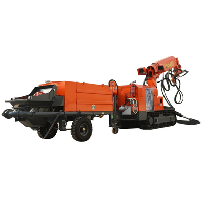 Mobile Nozzle Carrier Underground Shotcrete Sprayer 11kw Small Volume