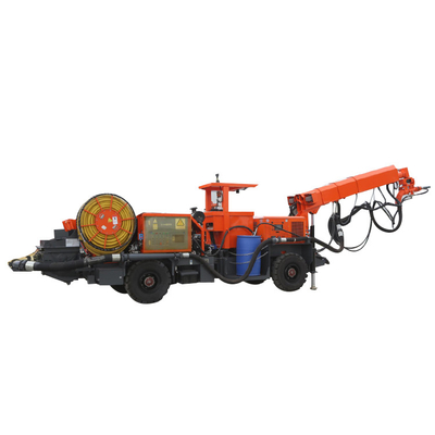 Underground Mine Wet Concrete Shotcrete Sprayer Machine 13500kg