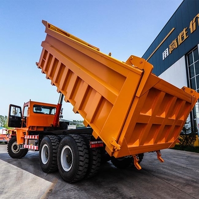 Camion à benne basculante diesel de 35 tonnes, chargement lourd, camion à benne basculante à 4 roues motrices
