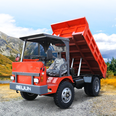 Camion à ordures minier sous-sol articulé automatique 5 tonnes Capacité Couleurs personnalisables