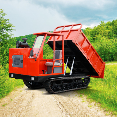 6 Tons Crawler Dumper Truck Mini Hydraulic Weichai Diesel Engine Powered for Garden Palm Farm