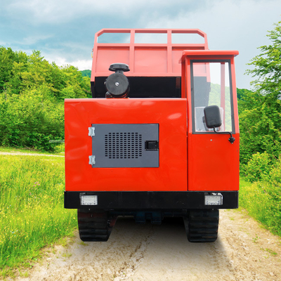 6 Tons Crawler Dumper Truck Mini Hydraulic Weichai Diesel Engine Powered for Garden Palm Farm