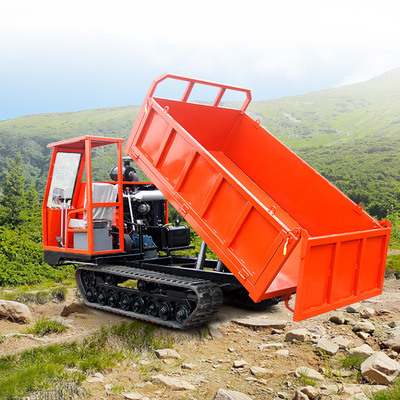 Hydraulic Small Crawler Dumper Truck 6 Tons Weichai Jiaxin Portable Multifunctional For Outdoor
