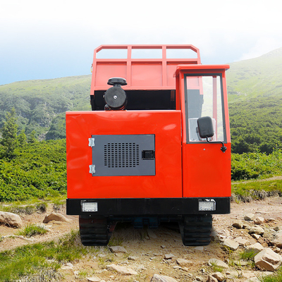 Hydraulic Small Crawler Dumper Truck 6 Tons Weichai Jiaxin Portable Multifunctional For Outdoor