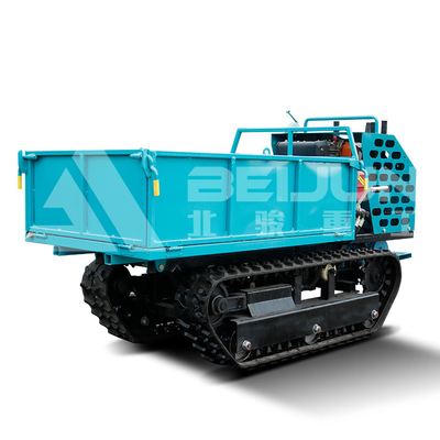 BEIJUN 0.8 Ton Crawler Dump Truck Self Loading Mini With 35 Degree Uphill Angle