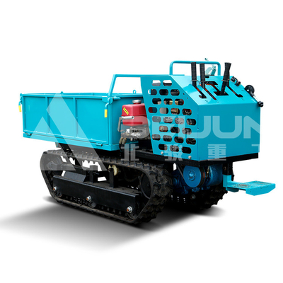 BEIJUN 0.8 Ton Crawler Dump Truck Self Loading Mini With 35 Degree Uphill Angle