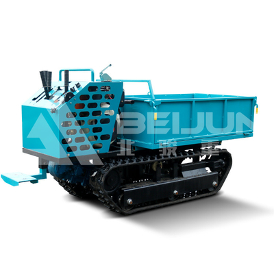 BEIJUN 0.8 Ton Crawler Dump Truck Self Loading Mini With 35 Degree Uphill Angle