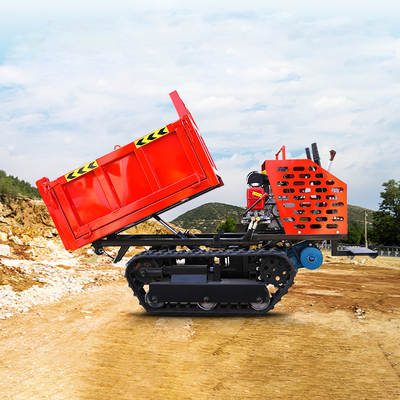 Customizable 2 Tons Crawler Rubber Track Dump Truck