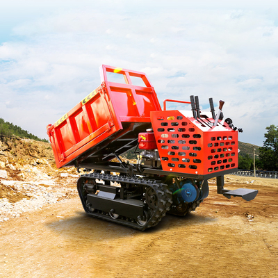 Customizable 2 Tons Crawler Rubber Track Dump Truck