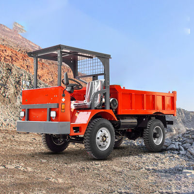 3.5 ton Underground Mining Dump Truck Empat roda Mining sumbu sempit