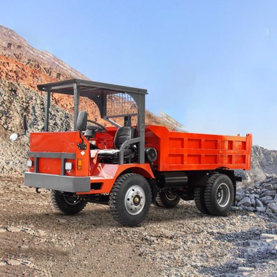 Ladung 5 Tonnen schwerer elektrischer Dumper Vierräder Untertage-Bergbau-Dumper Tipper