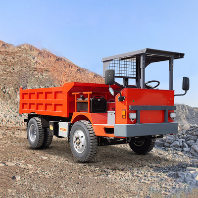 Ladung 5 Tonnen schwerer elektrischer Dumper Vierräder Untertage-Bergbau-Dumper Tipper