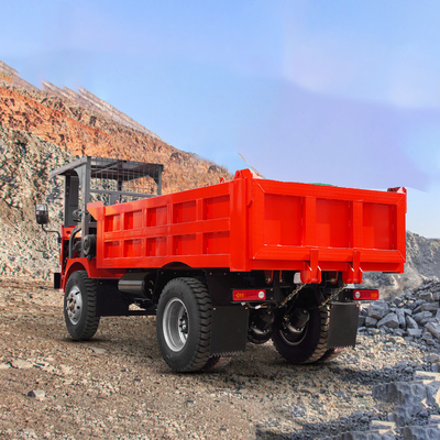 Ladung 5 Tonnen schwerer elektrischer Dumper Vierräder Untertage-Bergbau-Dumper Tipper