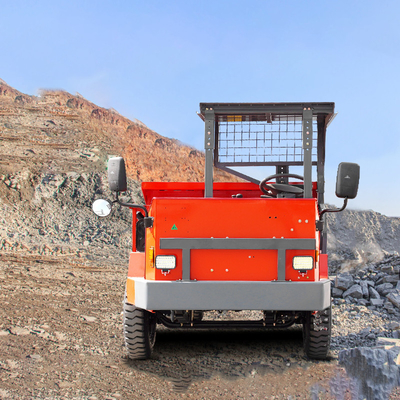 Ladung 5 Tonnen schwerer elektrischer Dumper Vierräder Untertage-Bergbau-Dumper Tipper