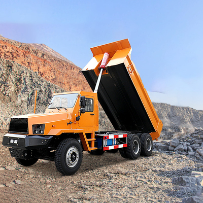 Camion à ordures minières de 25 tonnes avec cabine pour véhicules de transport