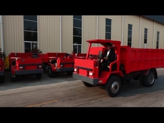 U Type Bucket 73HP Mini Dump Truck 5 Ton Red Tipper Truck High Safety